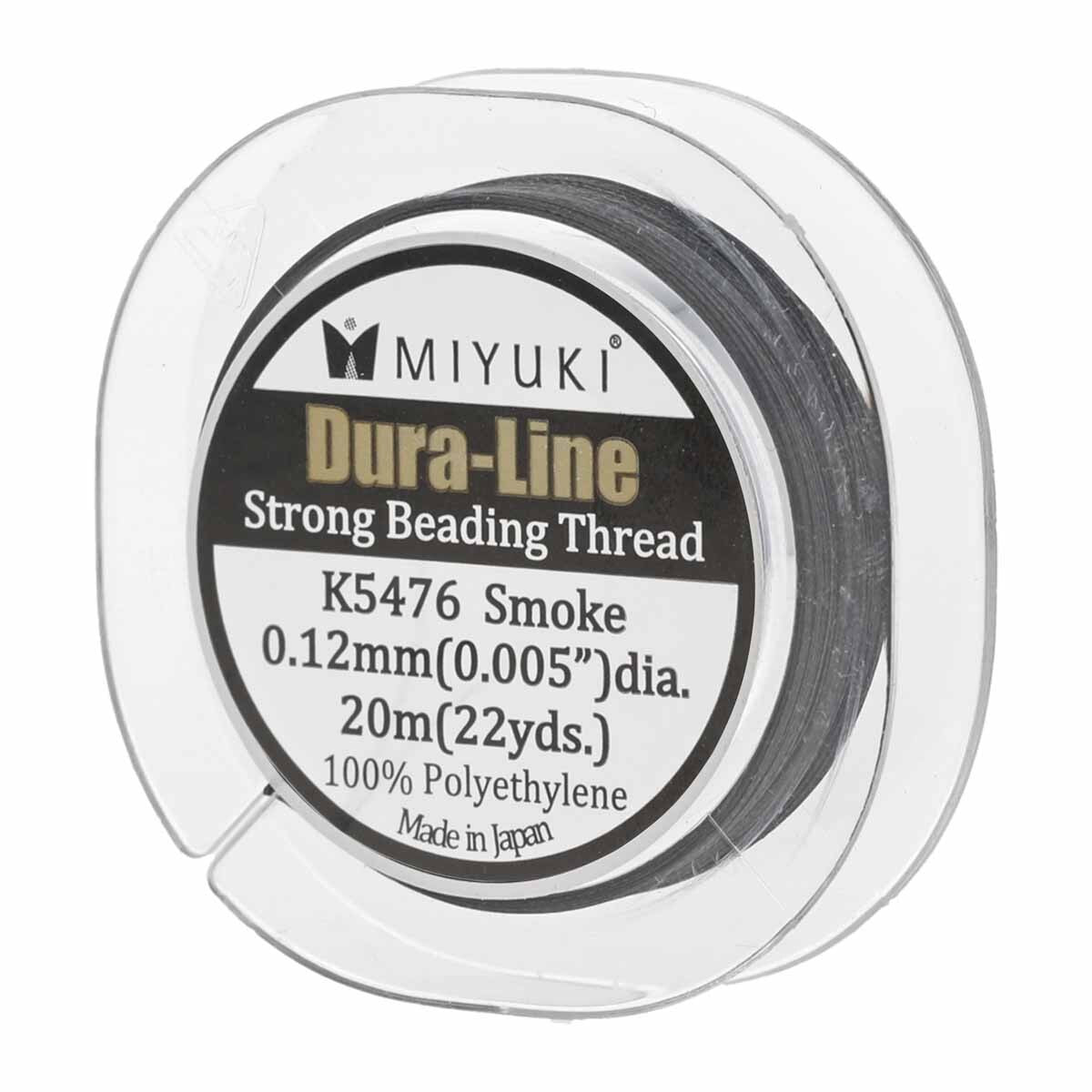 Miyuki Dura-Line .12mm Smoke Grey 20 mtr Spool