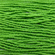 Czech 11/0 Op Light Green Strung