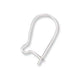 Kidney Ear Wire 14mm Sterling Silver (20 PCS)