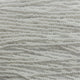 Czech Seed Bead 11/0 Op White Luster Strung