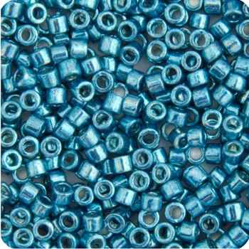 Miyuki Delica 11/0 5.2g Vial Dark Aqua Opaque Glavanized-Dyed