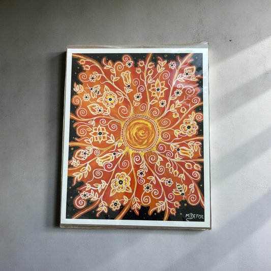 Print "giizis-tribute to the sun" (Michelle Defoe)