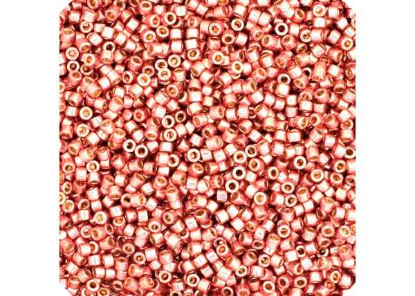 Miyuki Delica 11/0 5.2g Vial Duracoat Galvanized Dark Coral