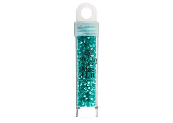 Miyuki Delica 11/0 5.2g Vial Aqua Green AB Silk Inside Dyed