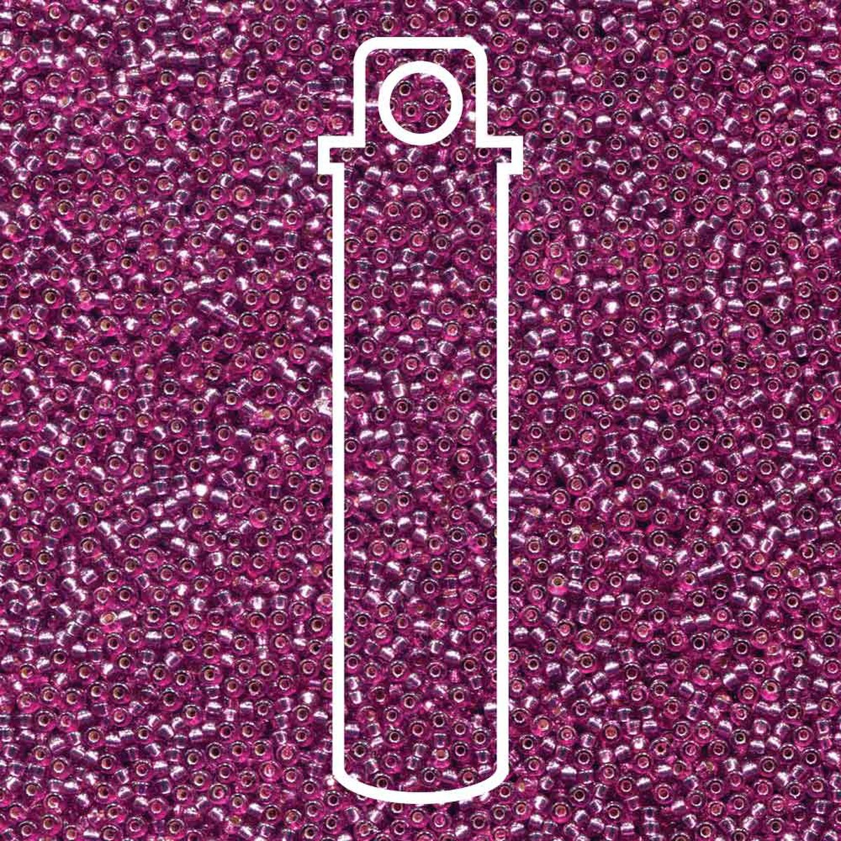 Miyuki Seed Bead 11/0 Duracoat S/L Dyed Hot Pink Gm/Tb