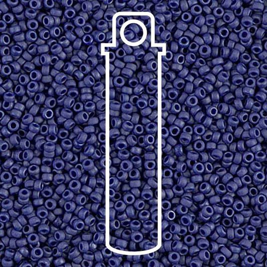Miyuki Round 15/0 Matte Metallic Sapphire Blue 8.2 Grams