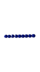 Fire-Polished Glass, Op. Blue, 4mm Faceted Round, Approx. 100 per bag.