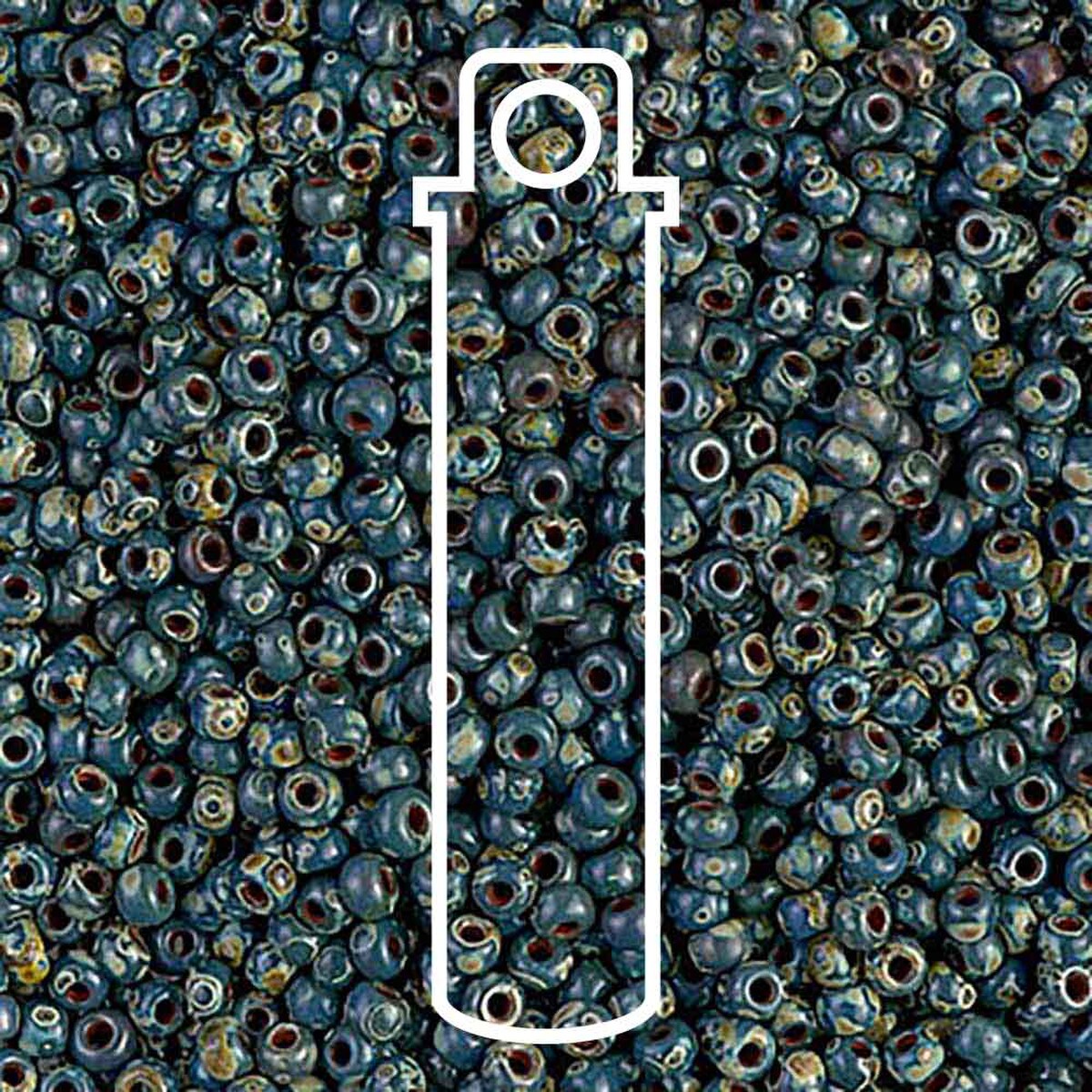 Miyuki Seed Bead 11/0 Picasso Montana Matte