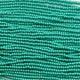 Czech 11/0 PermaLux Dyed Chalk Mint Matte Strung