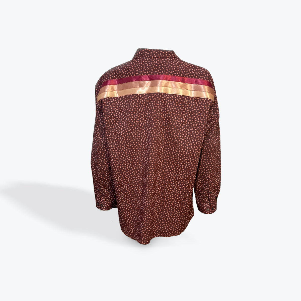Adult Ribbon Shirt Maroon Size 2XL Slim (Jeri Emery)