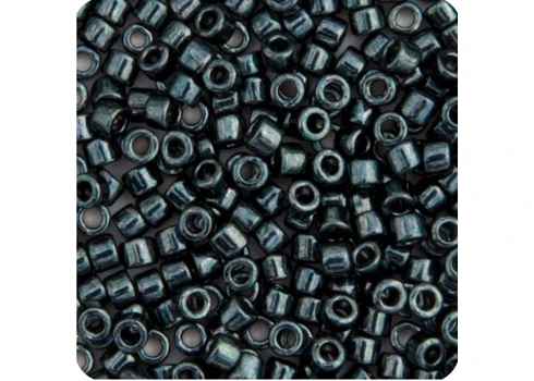 Miyuki Delica 11/0 5.2g Vial Dark Teal Aqua Opaque Nickel Plated