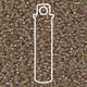 Miyuki Round 15/0 Sparkle Taupe Line Smoky Amethyst Ab