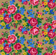 Kokum Scarf Floral, Chestnut