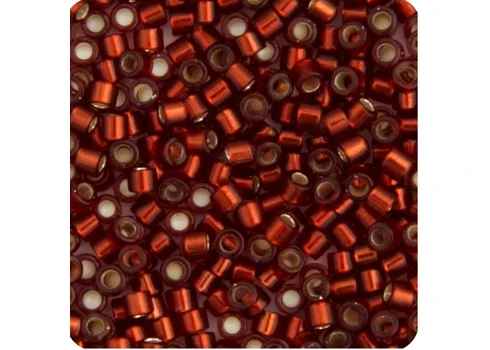 Miyuki Delica 11/0 5.2g Vial Dark Cranberry Red S/L