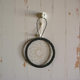 Dark Green Iris Dreamcatcher by Teri Lowe