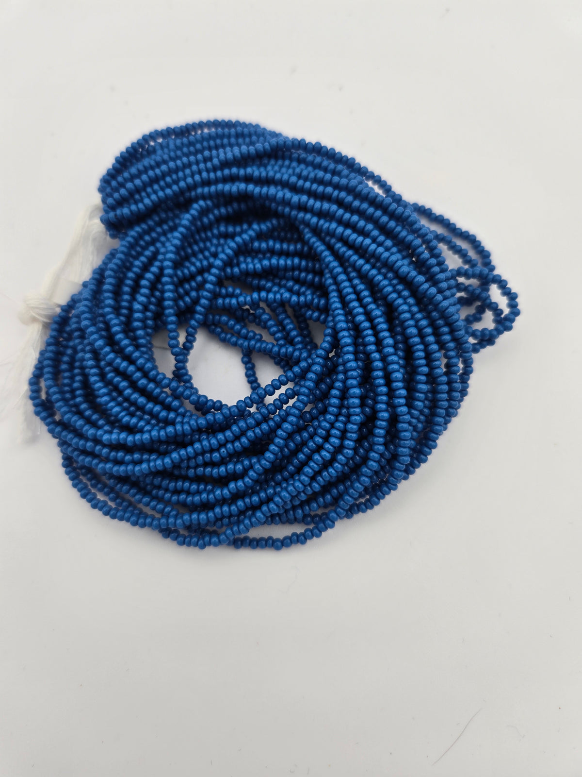 Czech 11/0 Op Medium Blue Strung