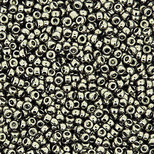 Miyuki Round 15/0 Nickel Plated