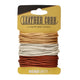 Leather Cord 1.5mm Asst -24 Ft/Cd