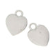 Heart Charm - Rhodium