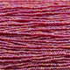Czech Seed Bead 11/0 Transparent Dark Red Matte AB Strung