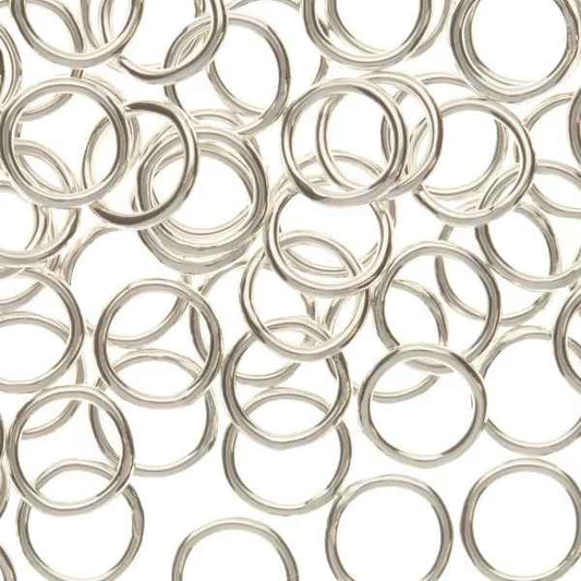 Jump Ring Closed 6mm 20ga Sterling Silver 20pcs