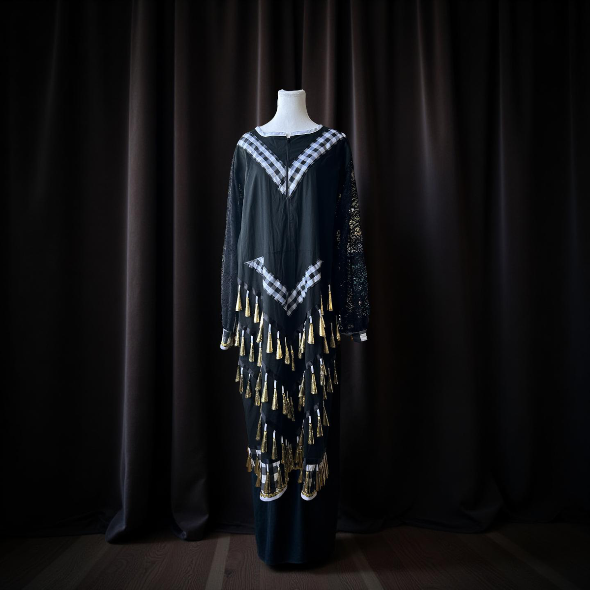 Adult Jingle Dress, Black-Angela Jones