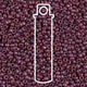 Miyuki Seed Bead 11/0 Semi-Matte Cranberry Gold Luster 23.5gm/Tb