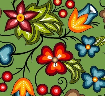 Native Floral-SG2 Light Sage-By Shannon Gustafson