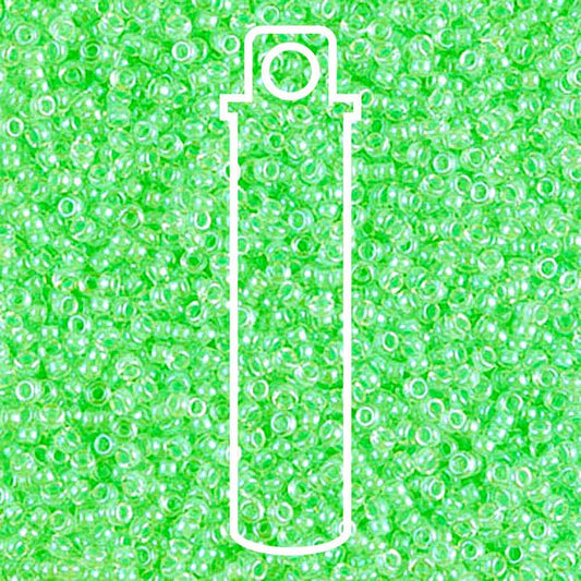 Miyuki Round 15/0 Luminous Mint Green  8.2 Gm/Tb
