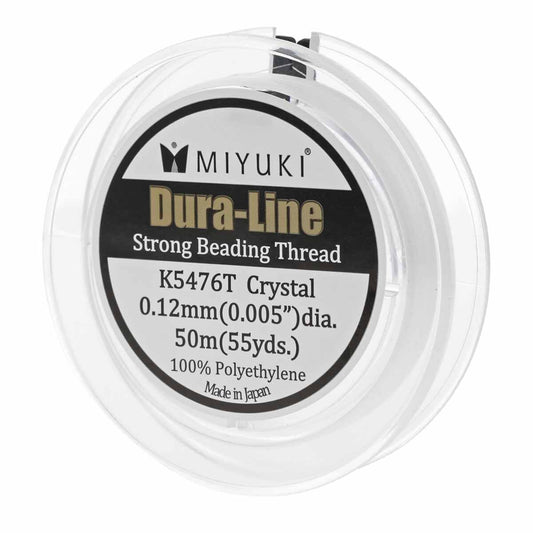 Miyuki Dura-Line .12MM Crystal 50 MTR