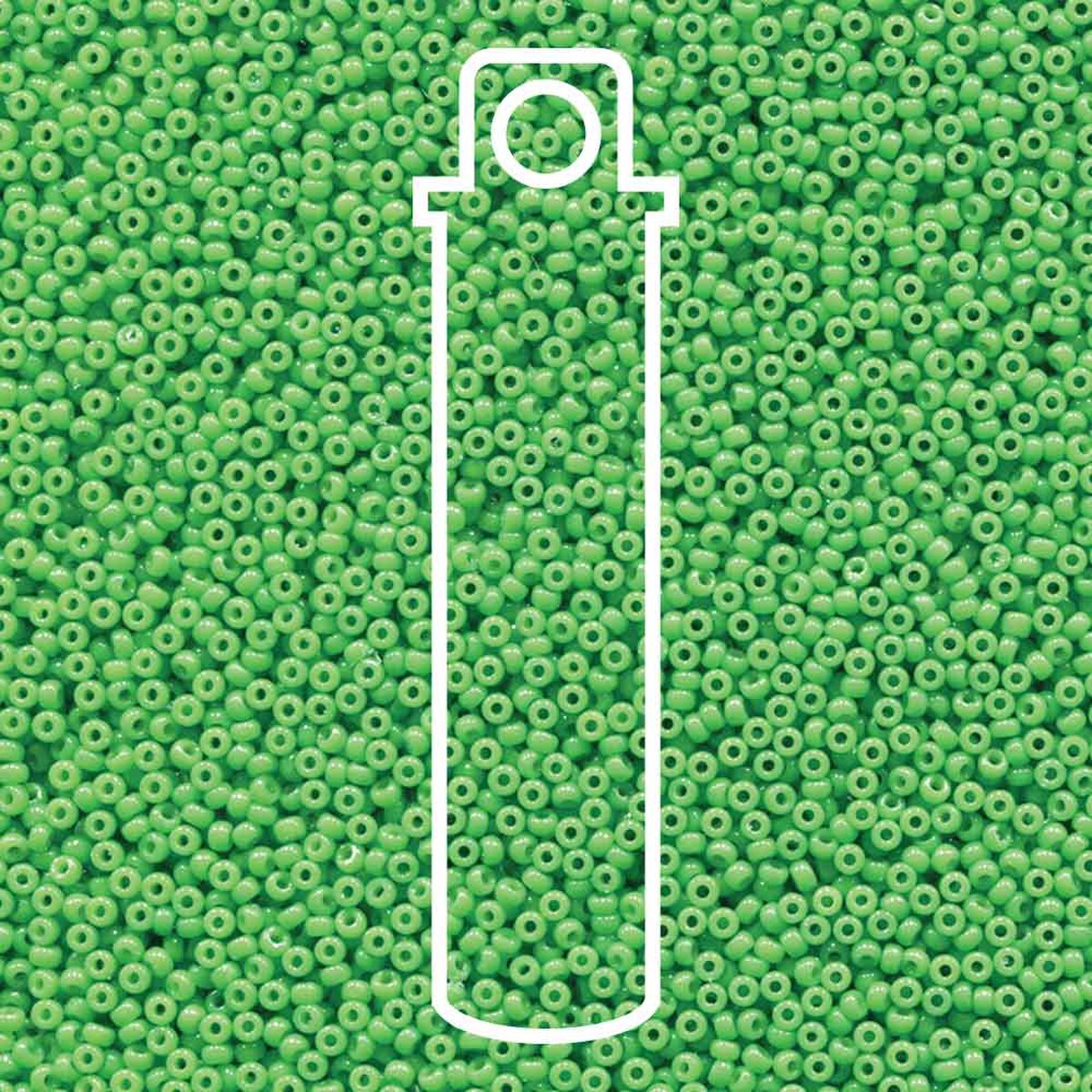 Miyuki Round 15/0 Op Dyed Grass  8.2 Gm/Tb