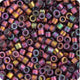 Miyuki Delica 11/0 5.2g Vial Dark Bronze Violet AB Metallic Gold