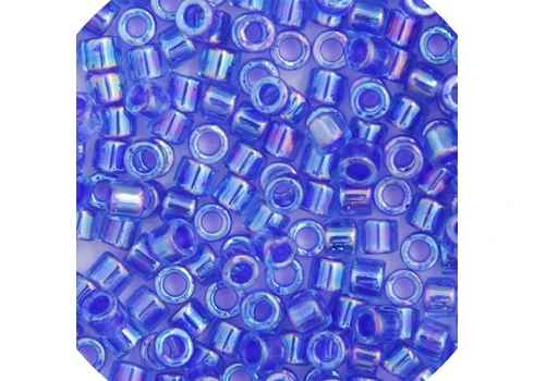 Miyuki Delica 11/0 5.2g vial Blue Violet AB Lined-Dyed