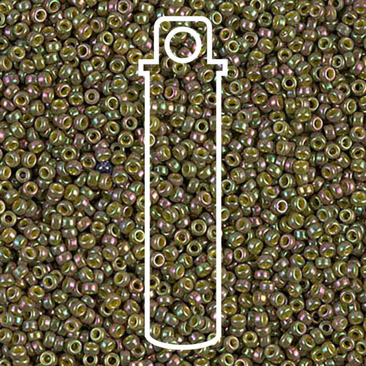 Miyuki Round 15/0 Olive AB 8.2 Gm/Tb