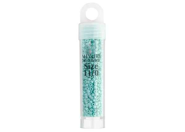 Miyuki Delica 11/0 5.2g Vial Seagreen Opaque Luster