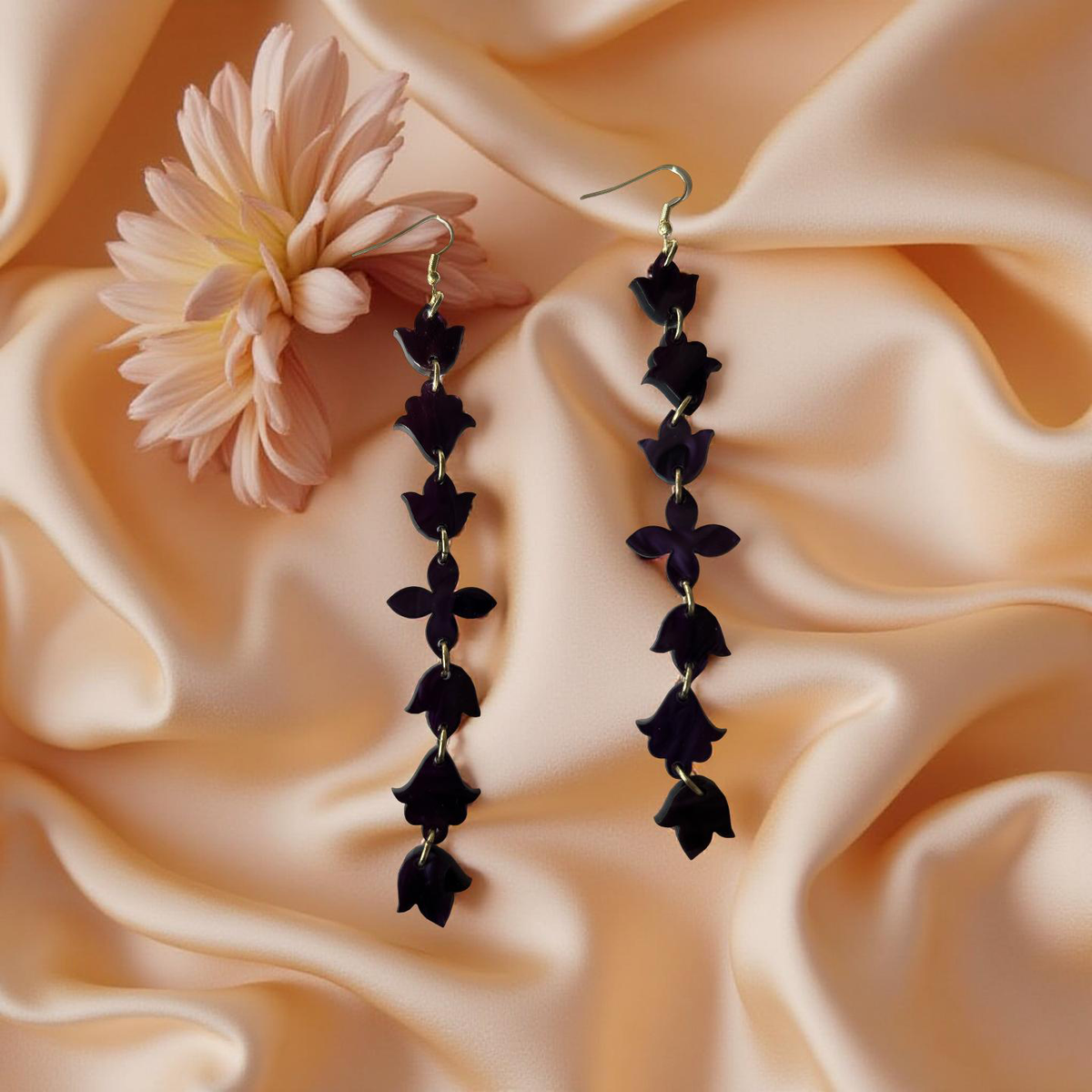 Layered Petal Drop Earring (Ojibwe Dreams)