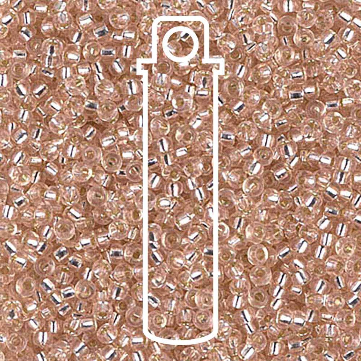 Miyuki Seed Beads 11/0 Pale Rose Silver Lined