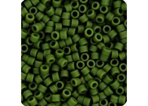 Miyuki Delica 11/0 5.2g Vial Green Avocado Opaque Matte