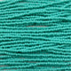 Czech Seed Bead 11/0 Op Turquoise Strung