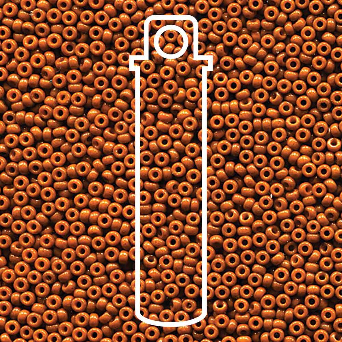 Miyuki Seed Bead 11/0 Duracoat Op Dyed Red Brown