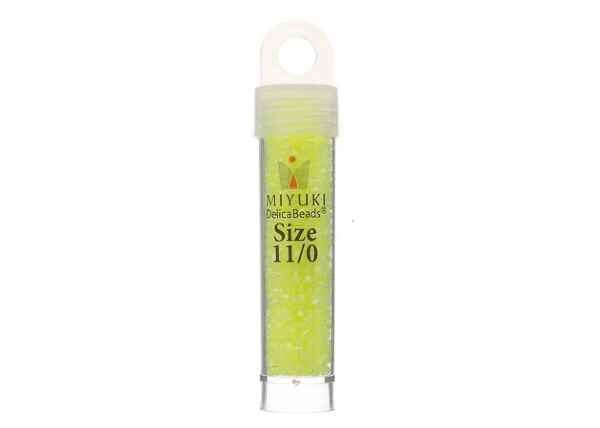 Miyuki Delica 11/0 5.2g Vial Limeade Luminous Neon Color