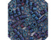 Miyuki Delica 11/0 5.2g Vial Blue AB Matte Metallic