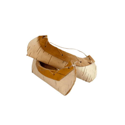 Mini Birch Bark Canoe