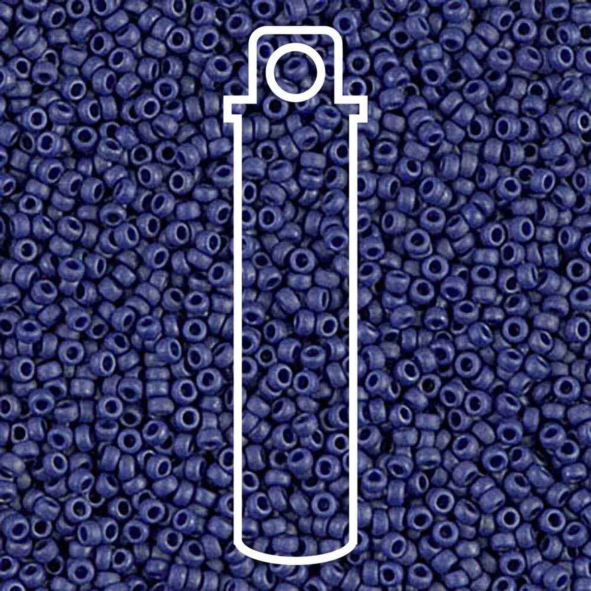 Miyuki Round 15/0 Matte Metallic Royal Blue