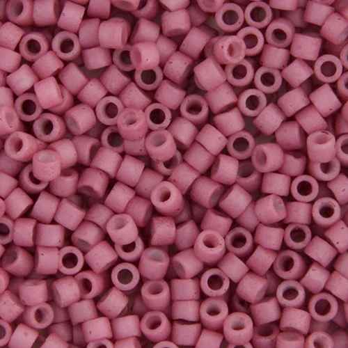Miyuki Delica 11/0 5.2g Vial Antique Rose Opaque Matte-Dyed