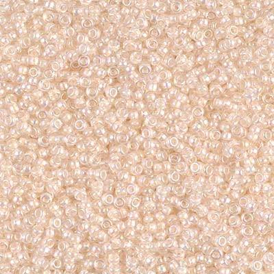 Miyuki Round 15/0 Pale Peach Lined Cet Ab 8.2 Gm/Tb
