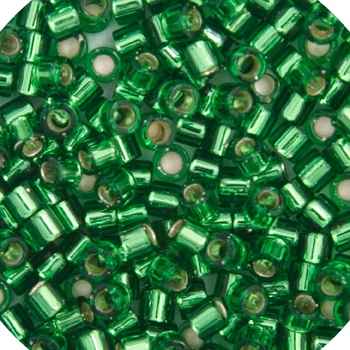 Delica 15/0 RD Light Green Silver Lined