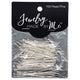 Head Pins Assorted Silver 100pc