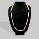 Orange and Metal Rondelles with Bone Necklaces by Wanetta Thompson