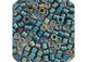 Delica 15/0 RD Green AB Matte Metallic